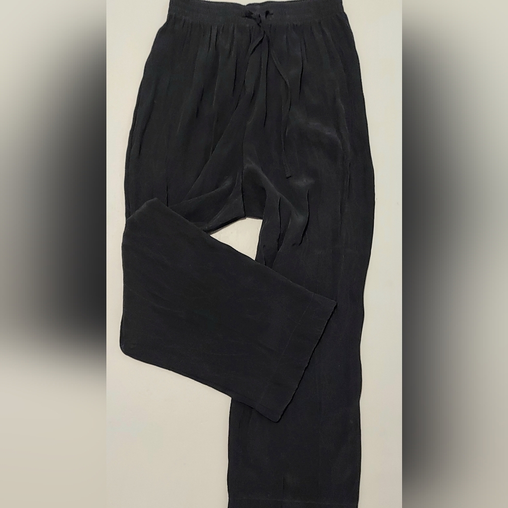 TOTO N KO Black Womens Pants, Size Medium